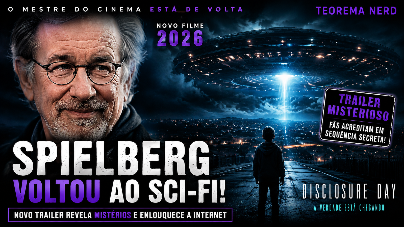 Steven Spielberg finalmente voltou ao sci-fi e a internet surtou